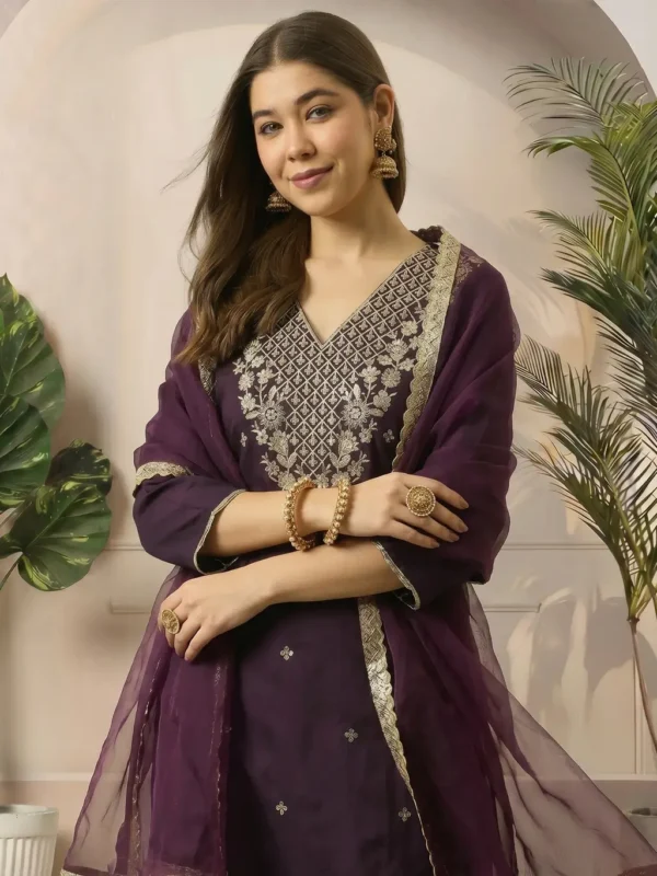 Kurta Pant Dupatta Set