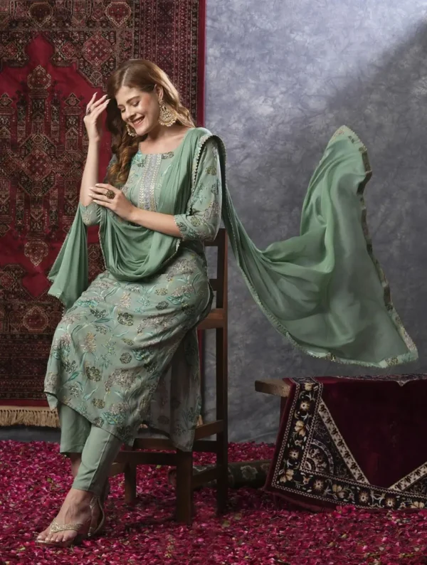 Kurti Pant Dupatta Set