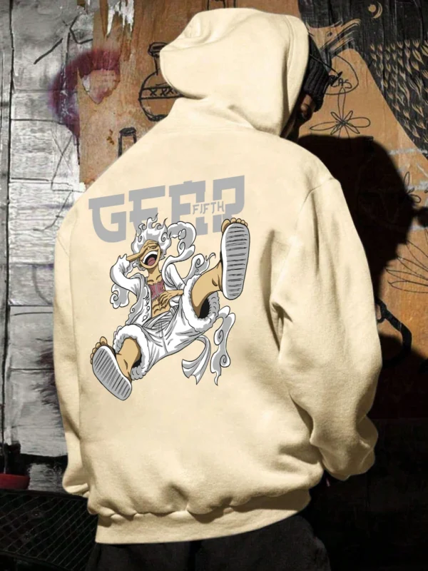 SCOTT FINCHER Men Full Sleeve Printed Hooded Sweatshirt